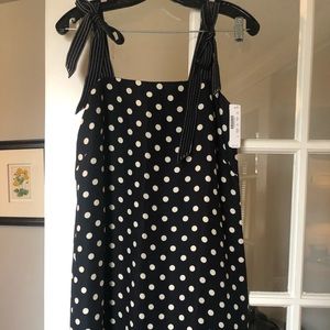 Ribbon Tie Tank Dress. NWT